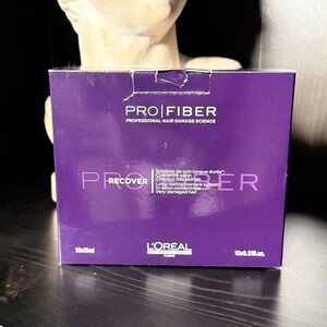 L'Oreal Pro‎ Fiber Recover Concentrate Treatment, 10 Count 15ml/0.5oz purple box